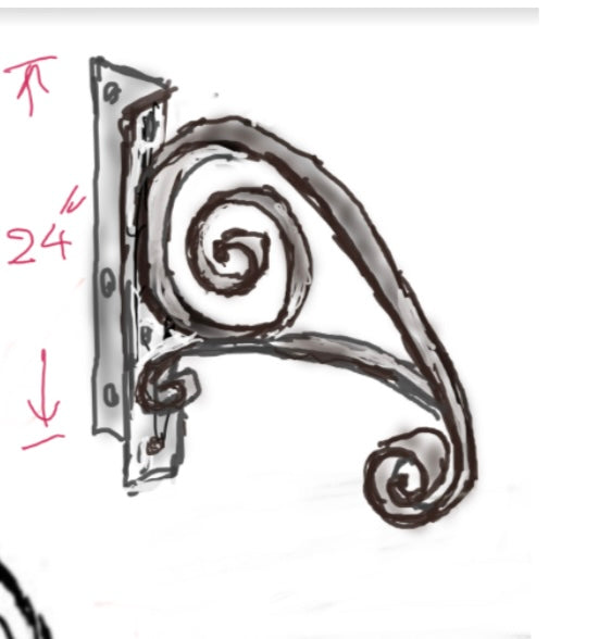 Custom listing for Cesar: a custom handrail