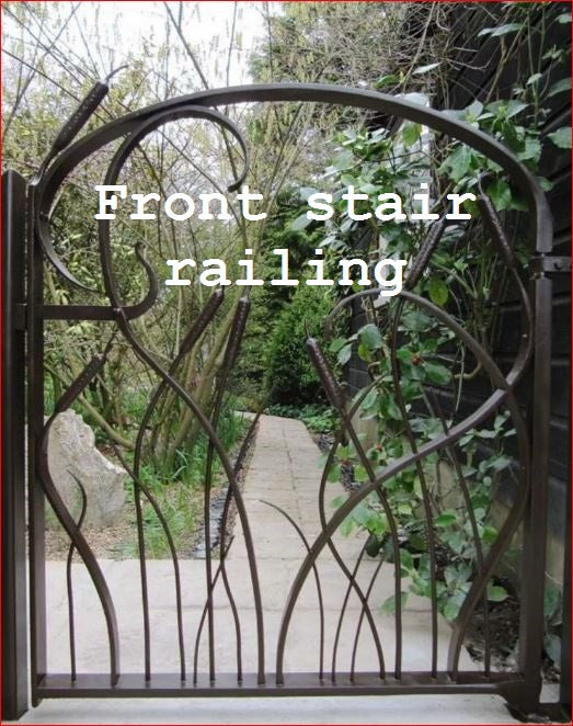 Custom listing for Christine: railings (front stairs, middle stairs, bottom stairs)