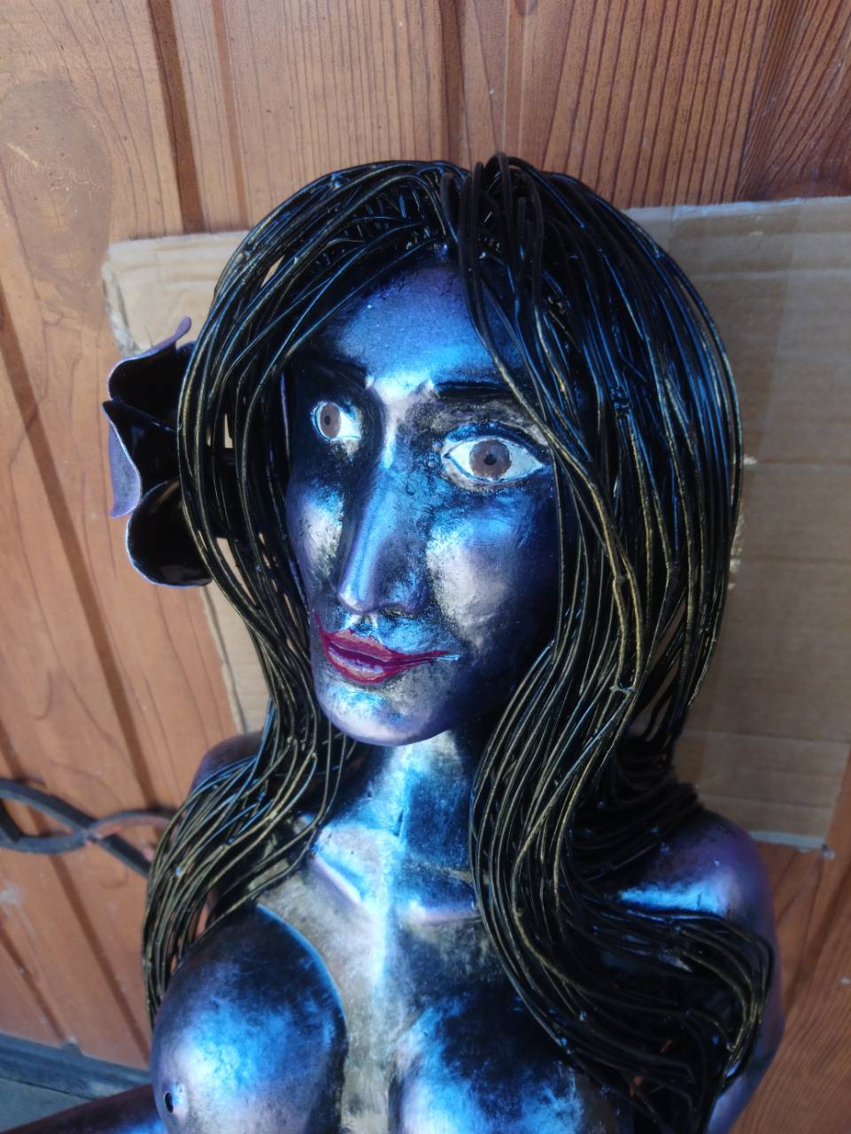 Custom listing for Henry (part 6): mermaid with a trident