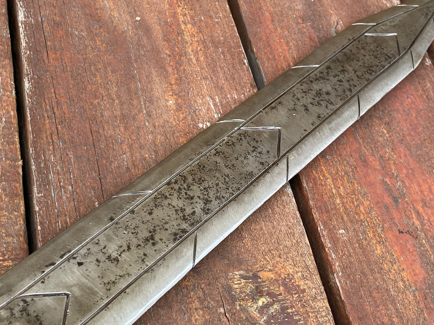 A cosplay sword, steel replica