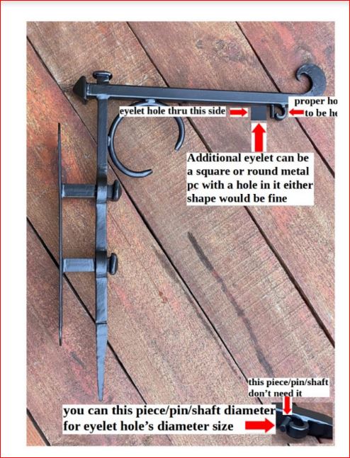 Custom listing for Jeff: 2 candle holders with brackets