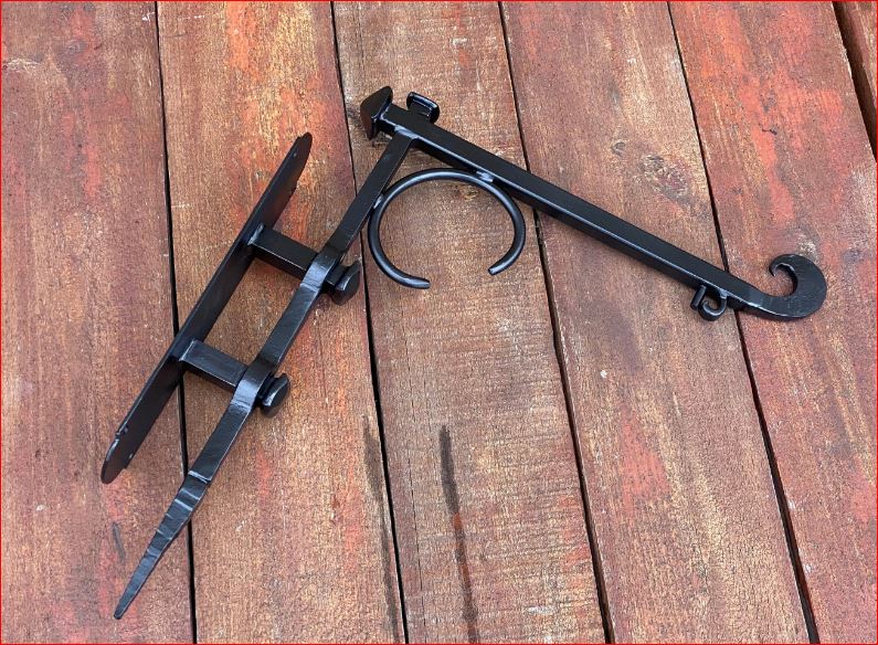 Custom listing for Jeff: 2 candle holders with brackets