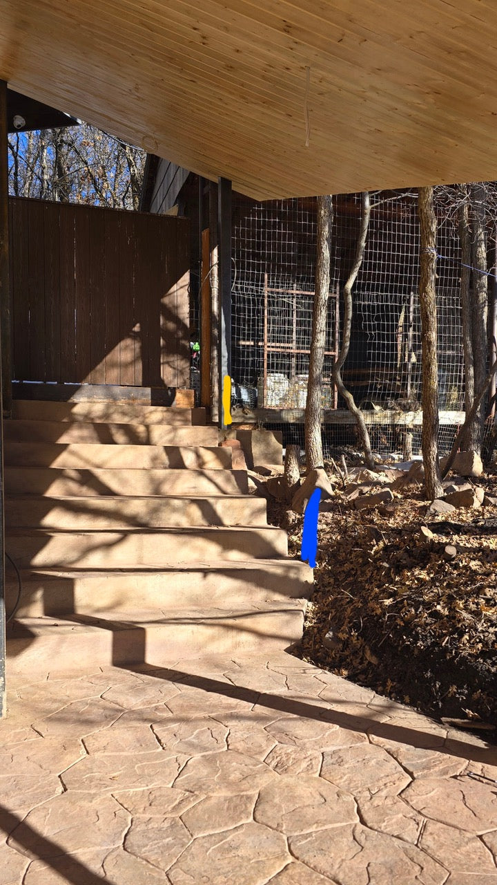 Custom listing for Jodi: a custom railing