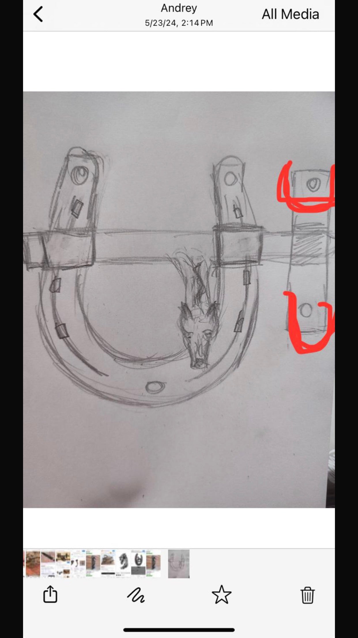 Custom listing for Susan: a door latch with a horse head, big horseshoe, 2 small horseshoes, 5", it closes to right