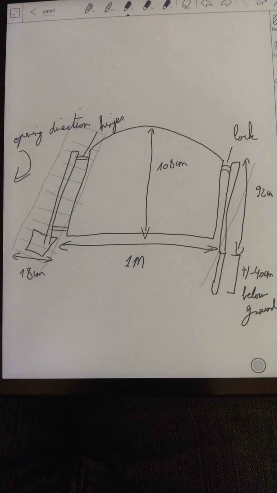 Custom listing for Willem (Part 1): a gate