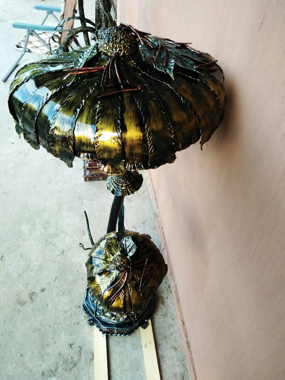 Custom listing for Susan: 6 garden lanterns with a customized base