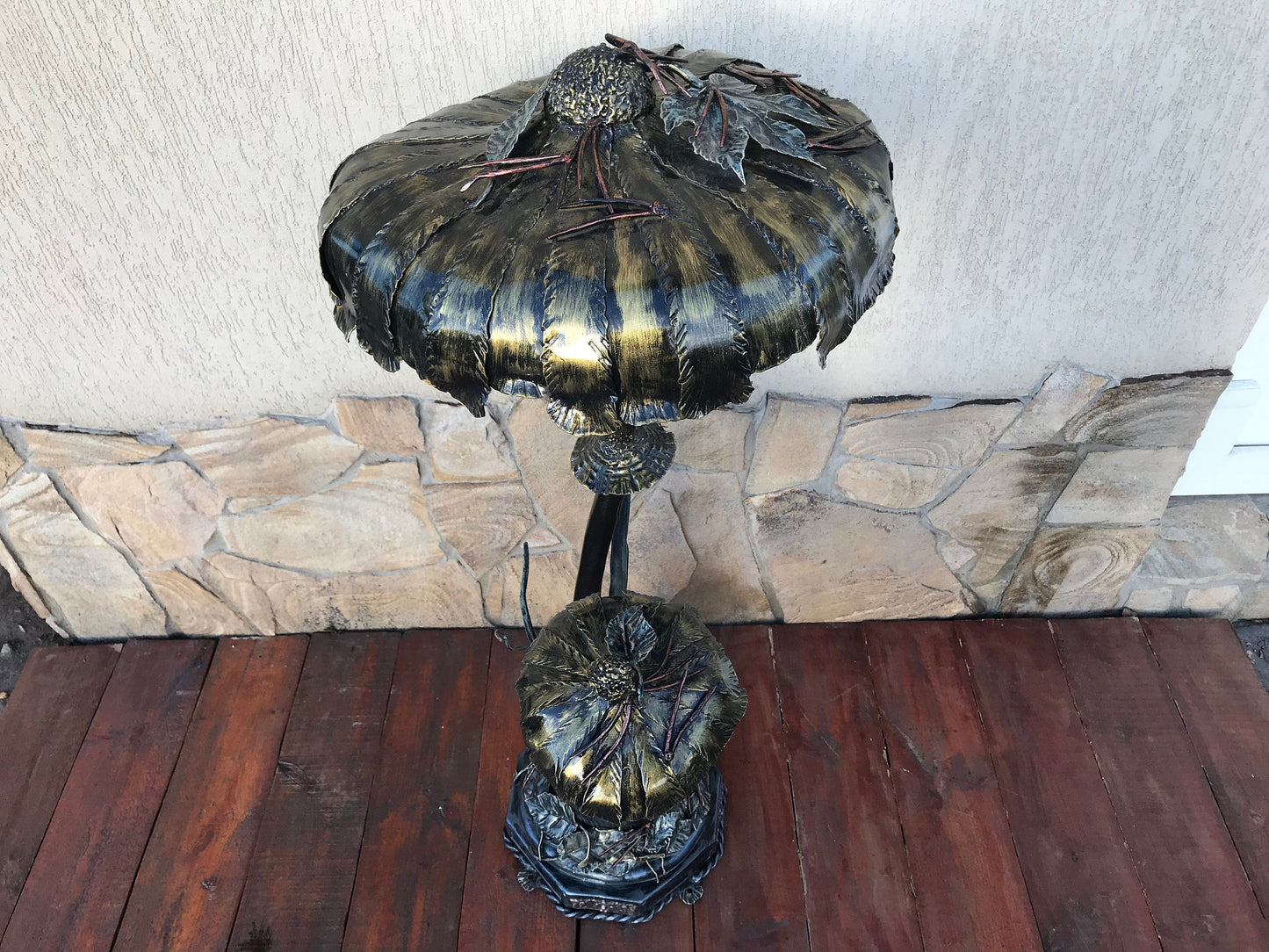 Custom listing for Susan: 6 garden lanterns with a customized base