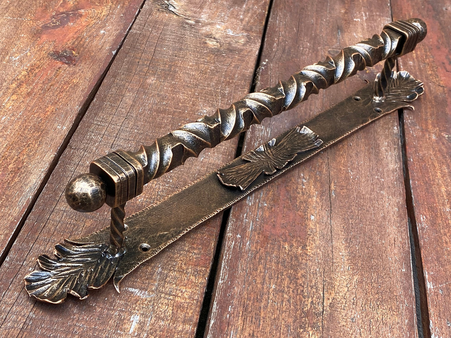 Barn door handle, medieval, door handle, door pull, anniversary, Christmas, castle, renovation, fortress, viking, door hardware, hinges