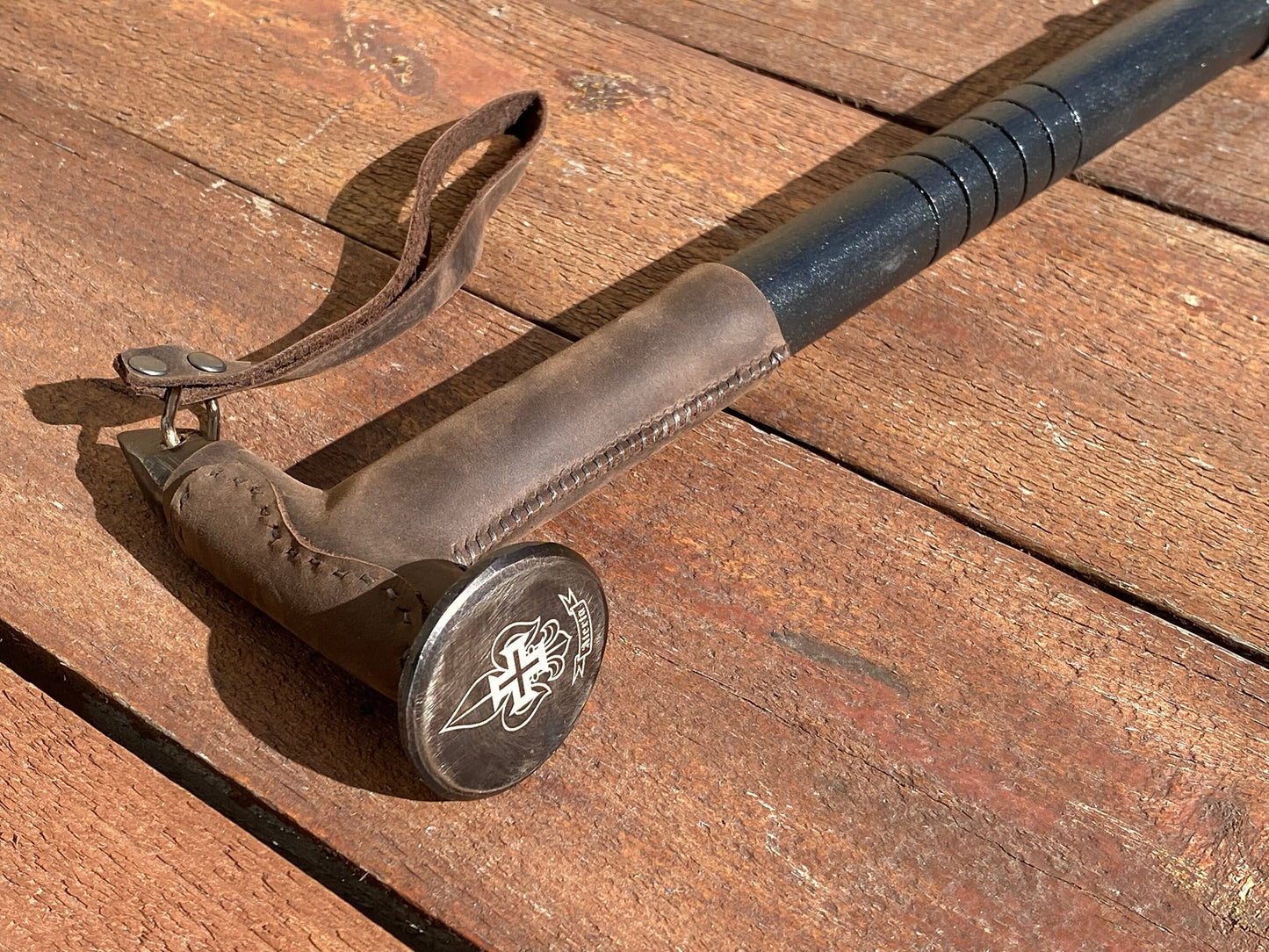 Walking cane, personalized, veteran, pension, railroad spike, walking stick, birthday, Christmas, anniversary, mens gift, retirement gift