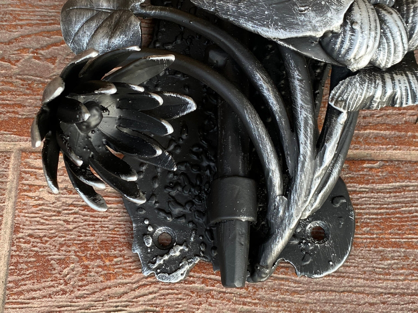 Latch, fish, waterlily, gate latch, lock, nautical, barn door, garden, door handle, gate, hinges, renovation, Fathers day, forgedcommodities