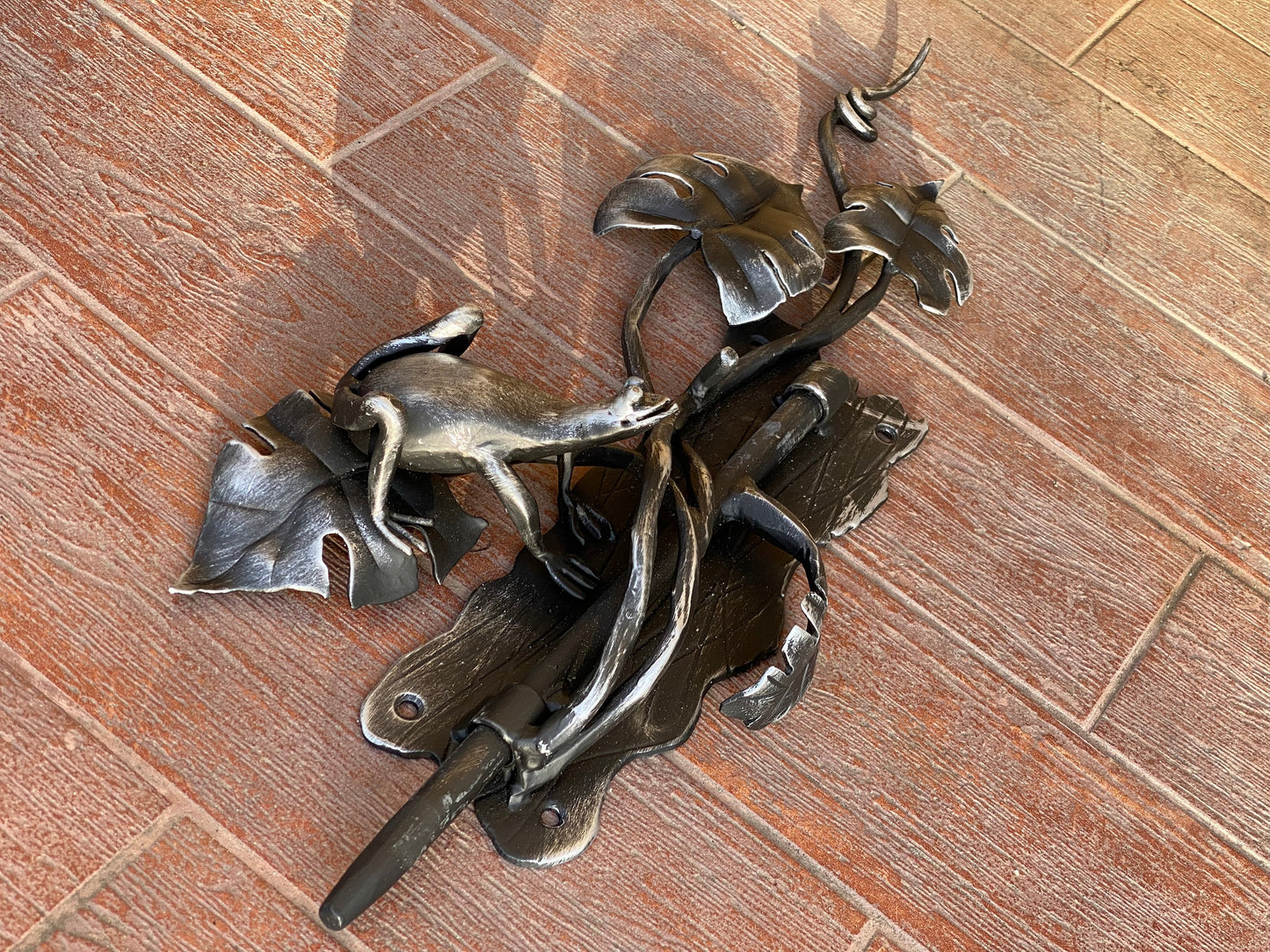 Latch, frog, gate latch, lock, nautical, barn door, garden, door handle, gate, hinges, birthday, wedding, Fathers day, forgedcommodities