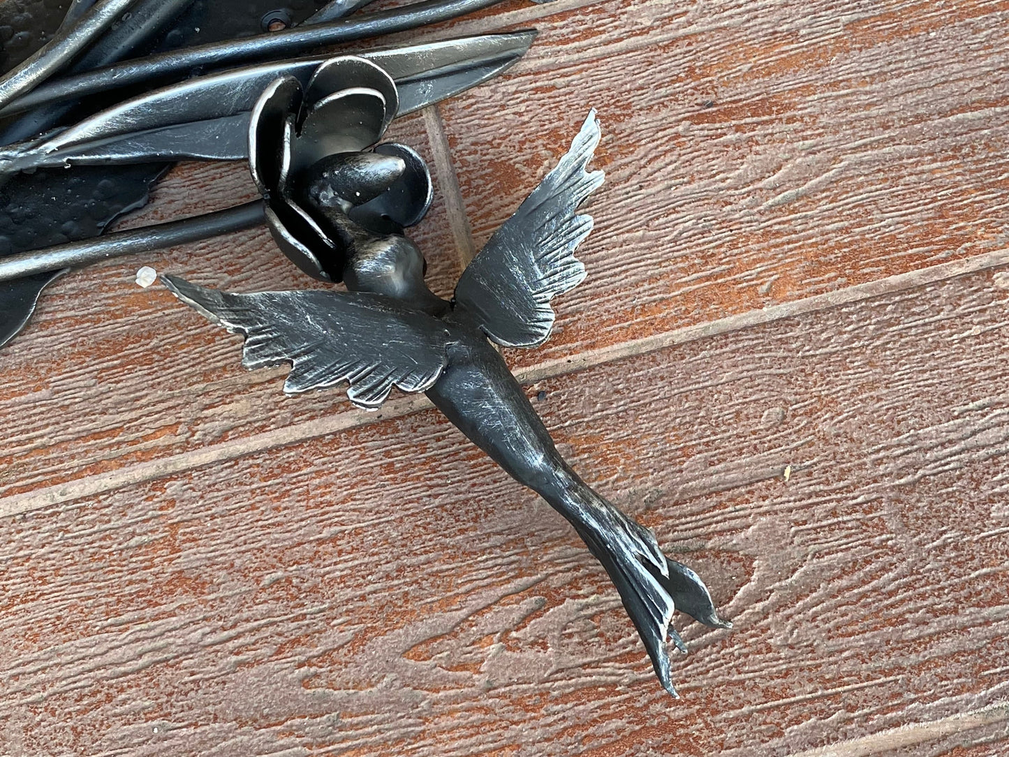 Latch, hummingbird, butterfly, floral, gate, lock, Christmas, barn door, door handle, strap hinges, renovation,Mothers day,forgedcommodities