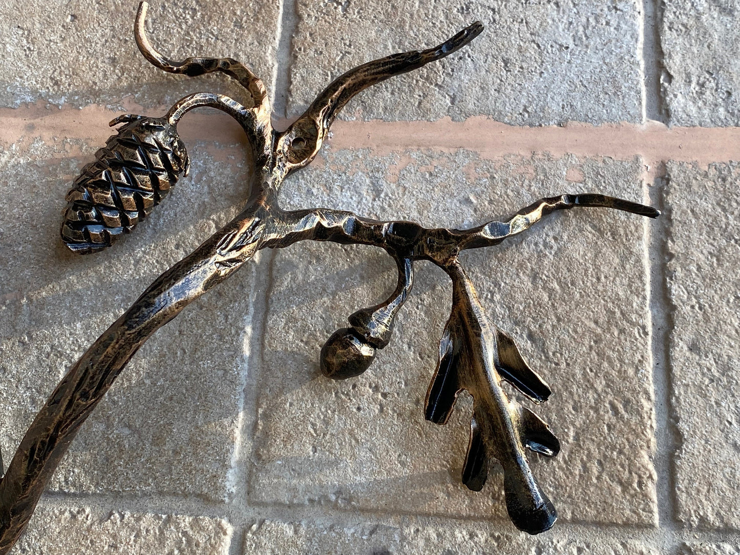 Door handle, barn door handle, 6th anniversary, door, door pull, oak, acorn, forest, Christmas, birthday, anniversary,renovation,wild nature