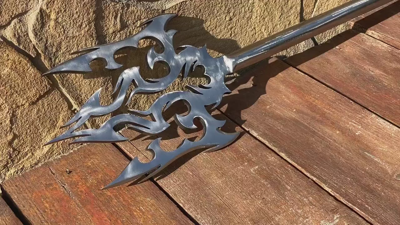 Iron gift, trident, 6th anniversary, cosplay, birthday, ocean theme, iron anniversary, mermaid, Poseidon, Neptune, Christmas, wow gift