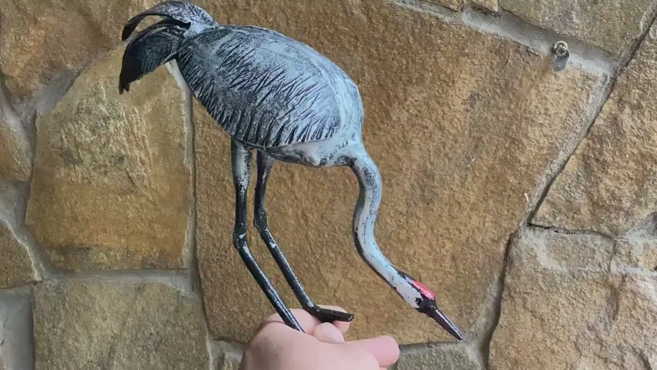 Crane, bird, wild nature, party, birthday, anniversary, Mothers Day, personalized gift, animal, heron, swan, needle felted bird, wedding