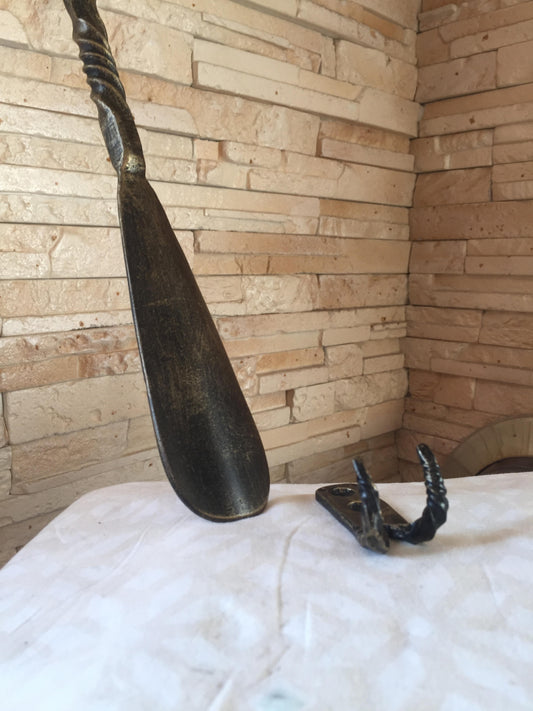 Shoehorn metal, shoe horn, shoe horn metal, shoehorn forged, metal shoehorn, shoes accessories, shoes stuff, insoles, shoes, forged art