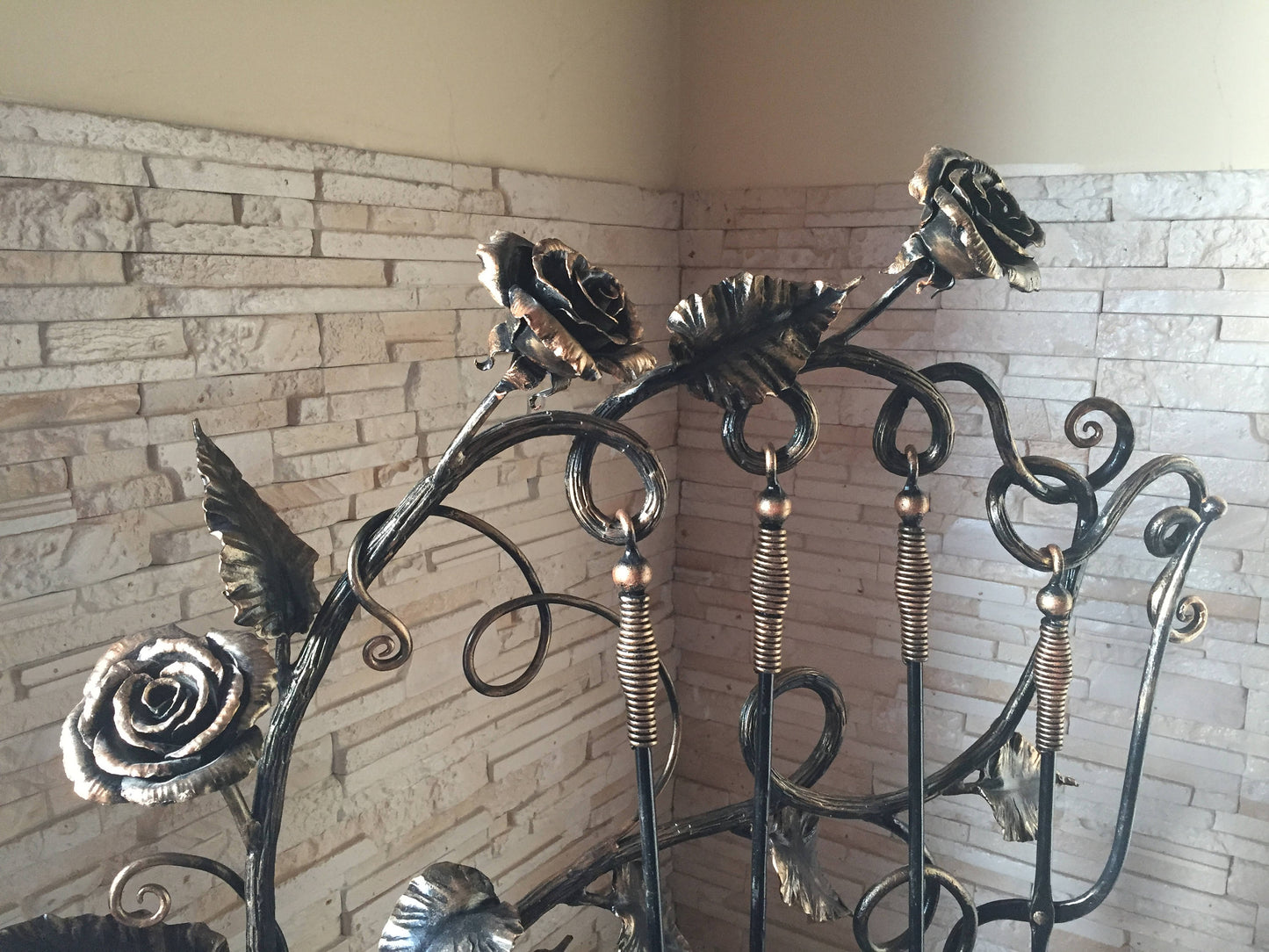 Fireplace tool set, fireplace, fireplace accessories, fireplace tools, fireplace decor, fireplace cover, fireplace mantel, fireplace screen
