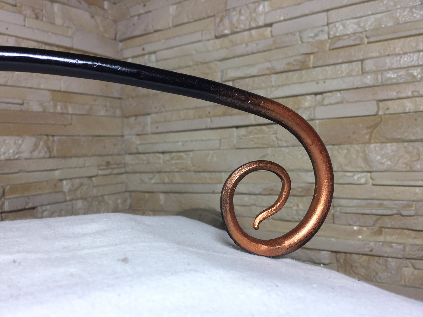 Set of 3 hangers, hand forged