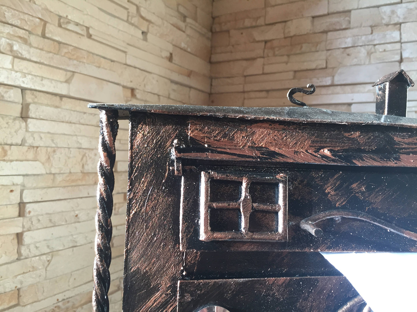 Post box, forged metal drop box, mail box, letter box, royal mail, wedding card box, large post box, locking mailbox, English mail box