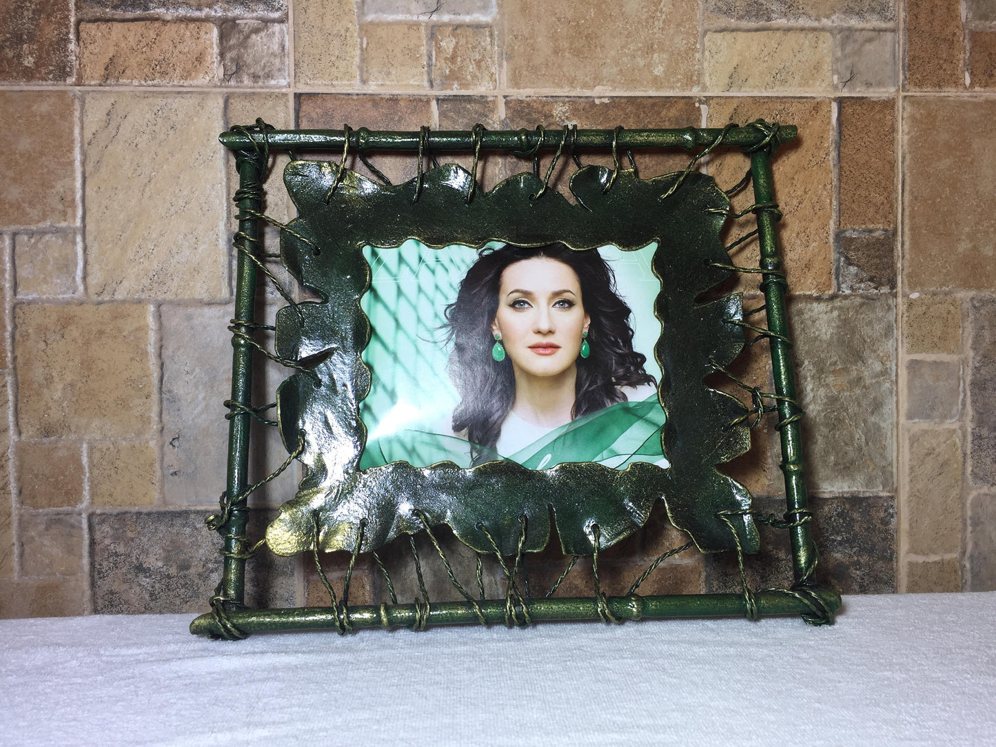 Photo frame, forged photo frame, wrought iron photo frame, photo display, wedding photo frame, custom photo frame, customized photo frame
