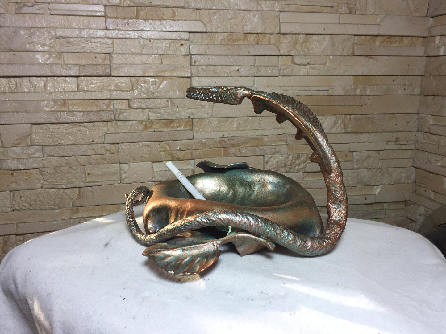 Ash tray, ashtray,  metal gift for him, birthday gift, Christmas gift, metal gift for her, anniversary gift, wedding gift, Father's day gift