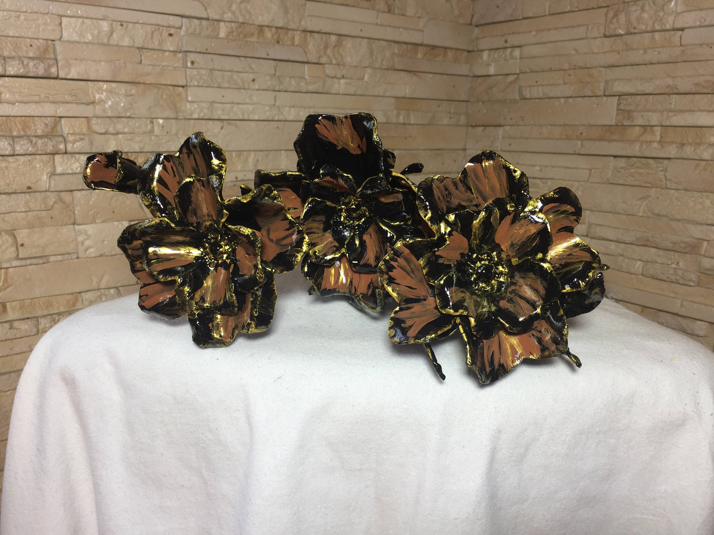 Poppy, poppies, hand forged poppy, metal flower, iron poppy, metal poppy, bouquet of poppies, bouquet of flowers, wedding flower,steel poppy