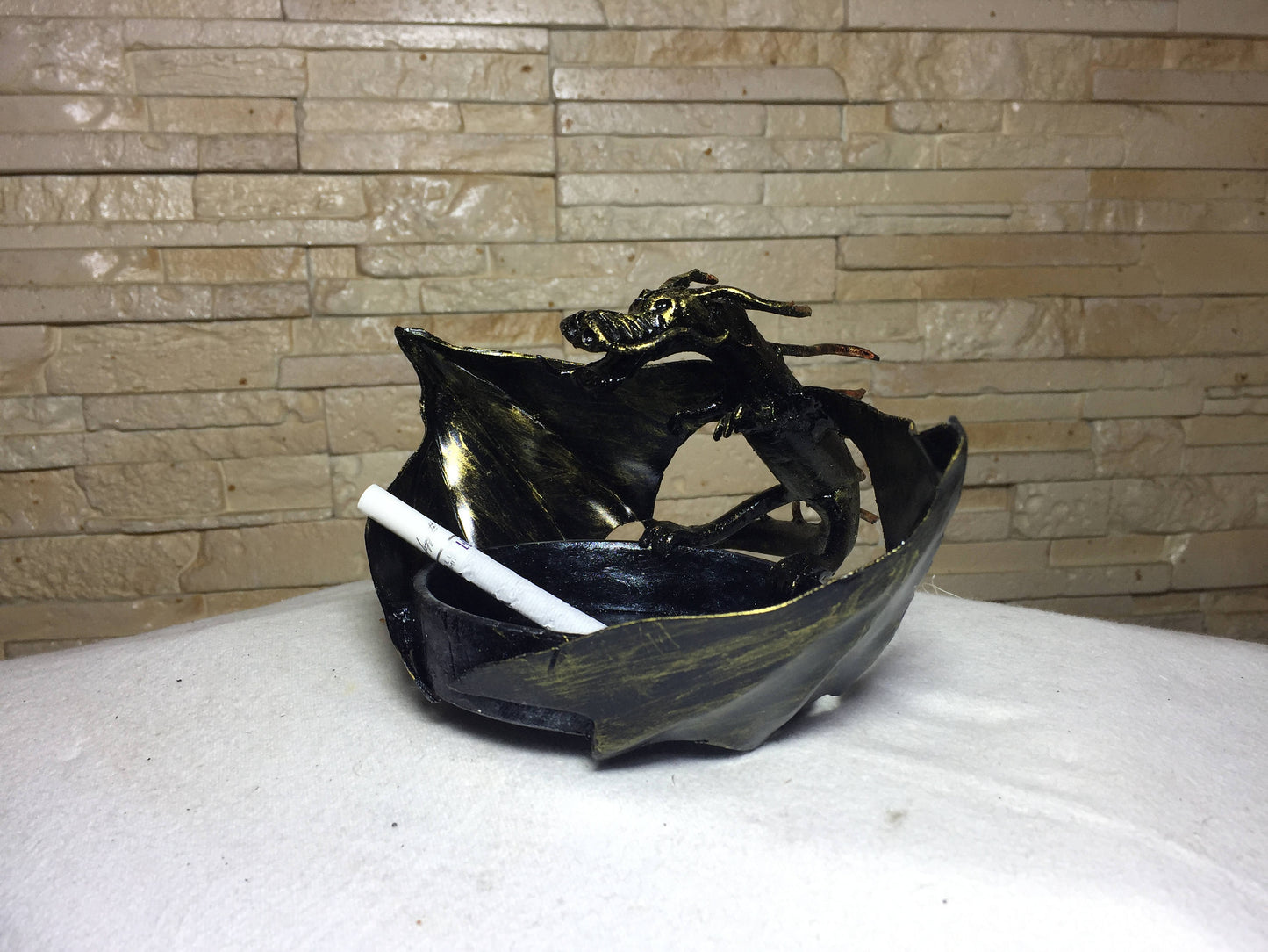 Hand forged ashtray, cigar ashtray metal, ash tray, cigar ash tray, cigarette holder case,smoker accessories, tobacco, gift for smoker