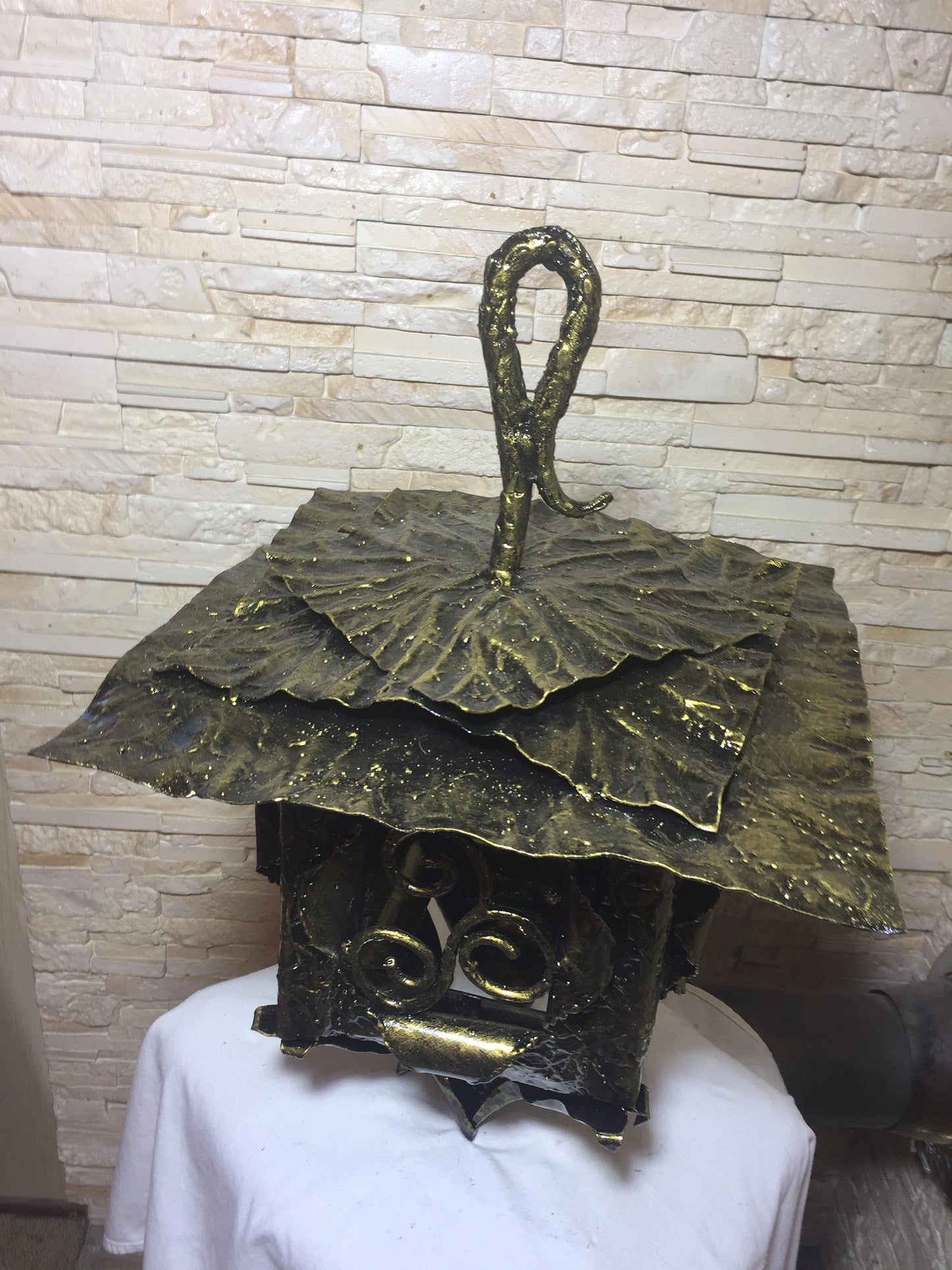 Wall lamp metal, forged metal lamp, forged lantern, chandelier, garden lamp, porch lamp, ceiling lamp, lighting, boudoir lamp, light fixture