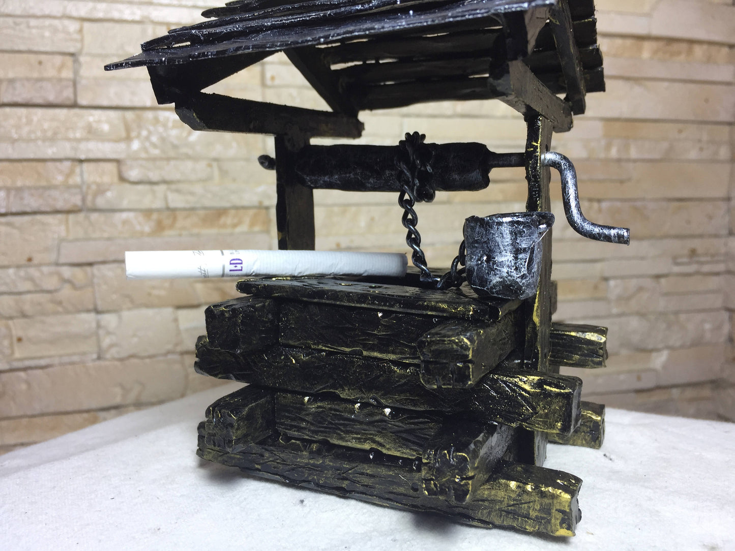 Forged ash tray, cigar ashtray metal, ash tray, cigar ash tray,cigarette holder case,smoker accessories, tobacco,gift for smoker, cigar case