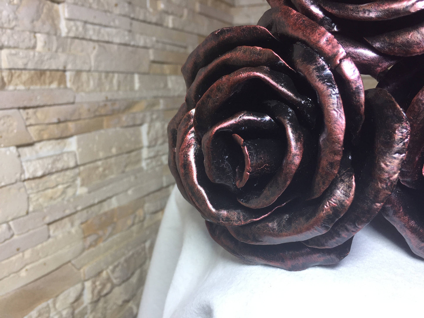 Bouquet of roses, bridal bouquet, wedding flowers, wedding bouquet, bridesmaid bouquet, bridal flowers, metal flower art, flower bouquet,