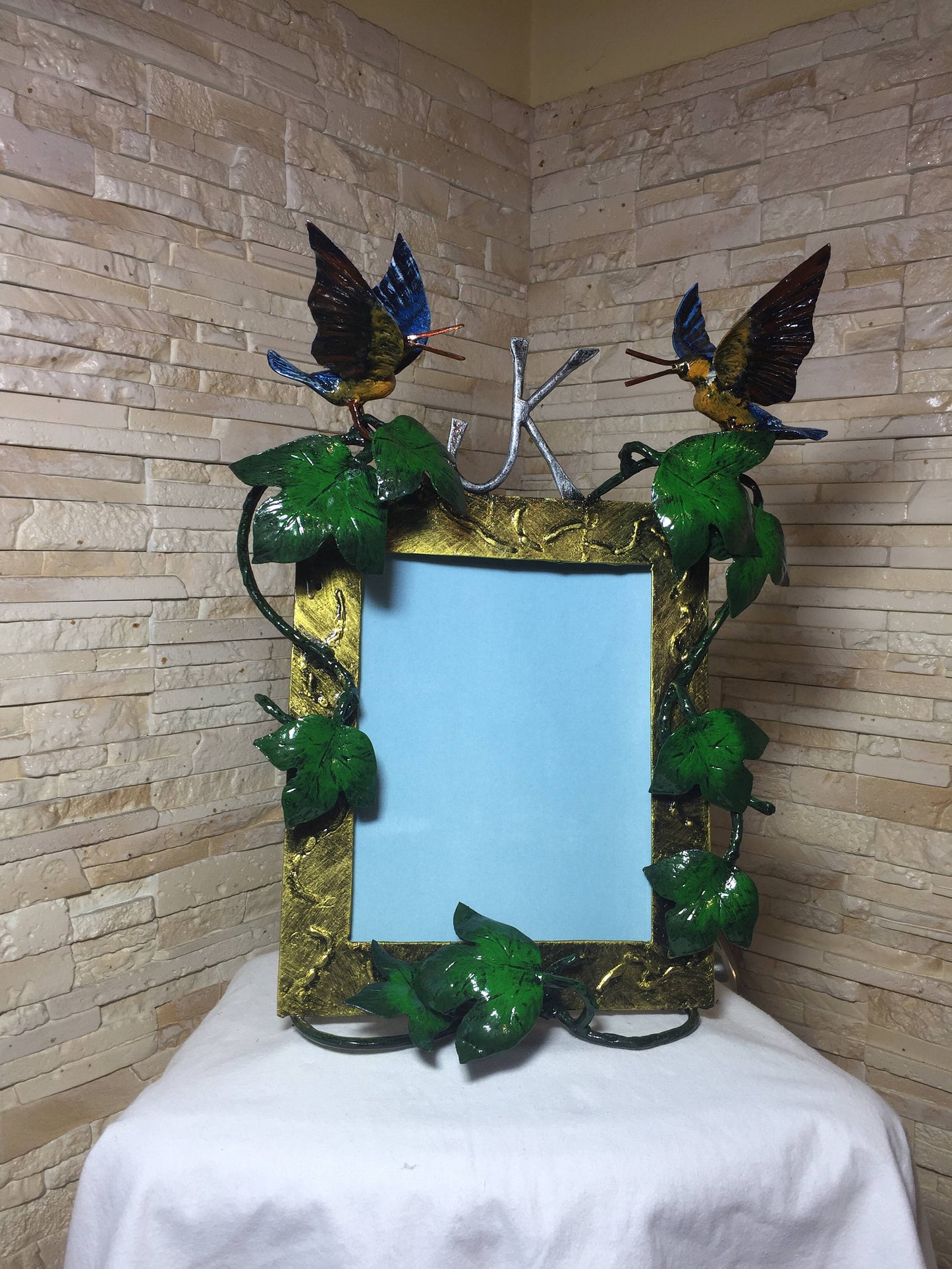 6th anniversary, wedding photo frame, iron anniversary, steel anniversary, wedding anniversary,wrought iron gift,11th anniversary,metal gift