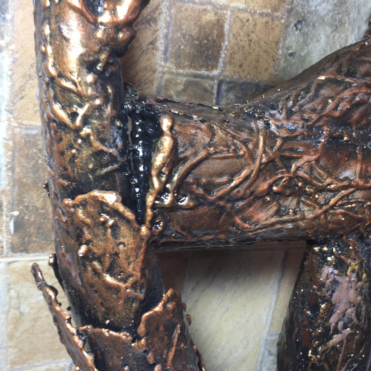 Iron painting, anniversary gift, celtic decor, iron gift, metal sculpture, iron anniversary, birthday gift, animal gift, Christmas gift, axe