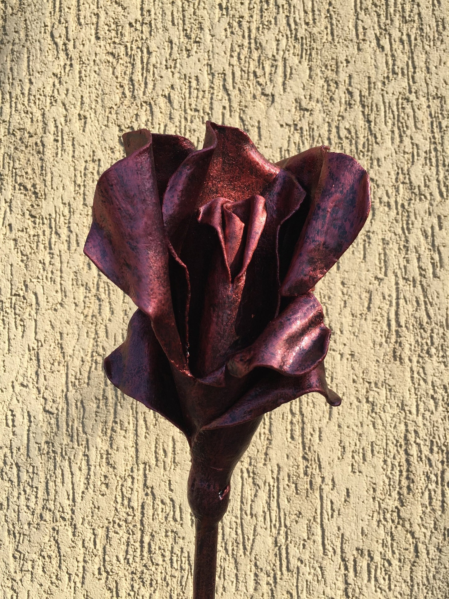 Metal rose, metal gift for her, wedding anniversary, 6th, 11th, Mother's day gift, birthday metal gift, iron rose, steel rose, metal bouquet