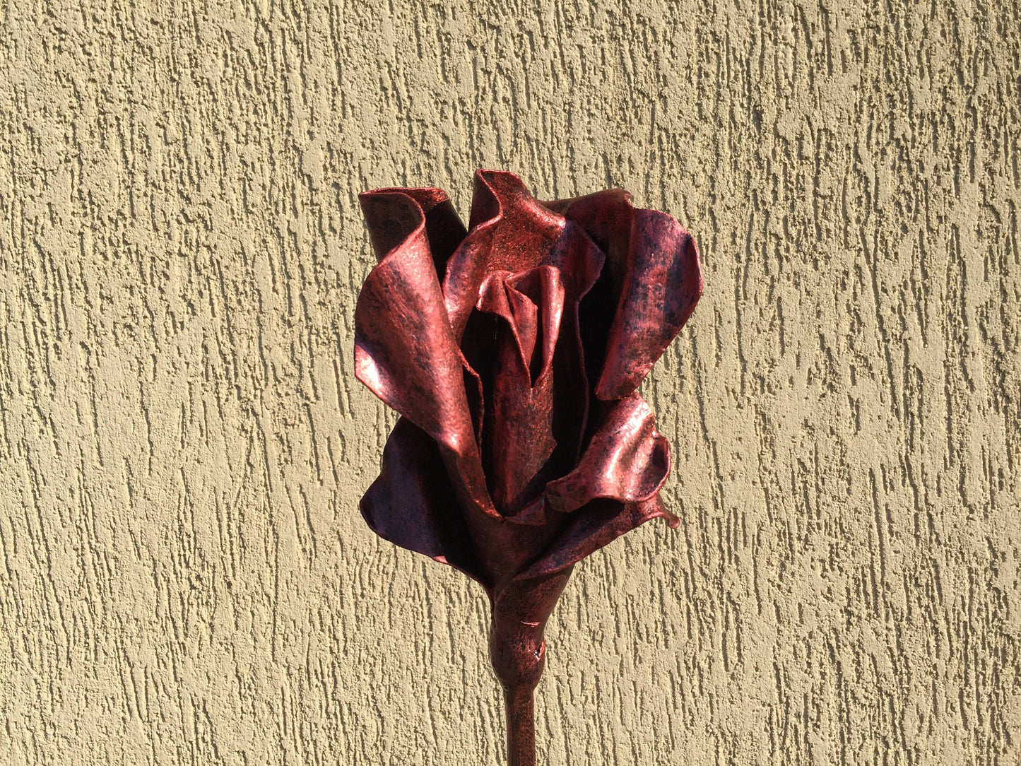 Metal rose, metal gift for her, wedding anniversary, 6th, 11th, Mother's day gift, birthday metal gift, iron rose, steel rose, metal bouquet
