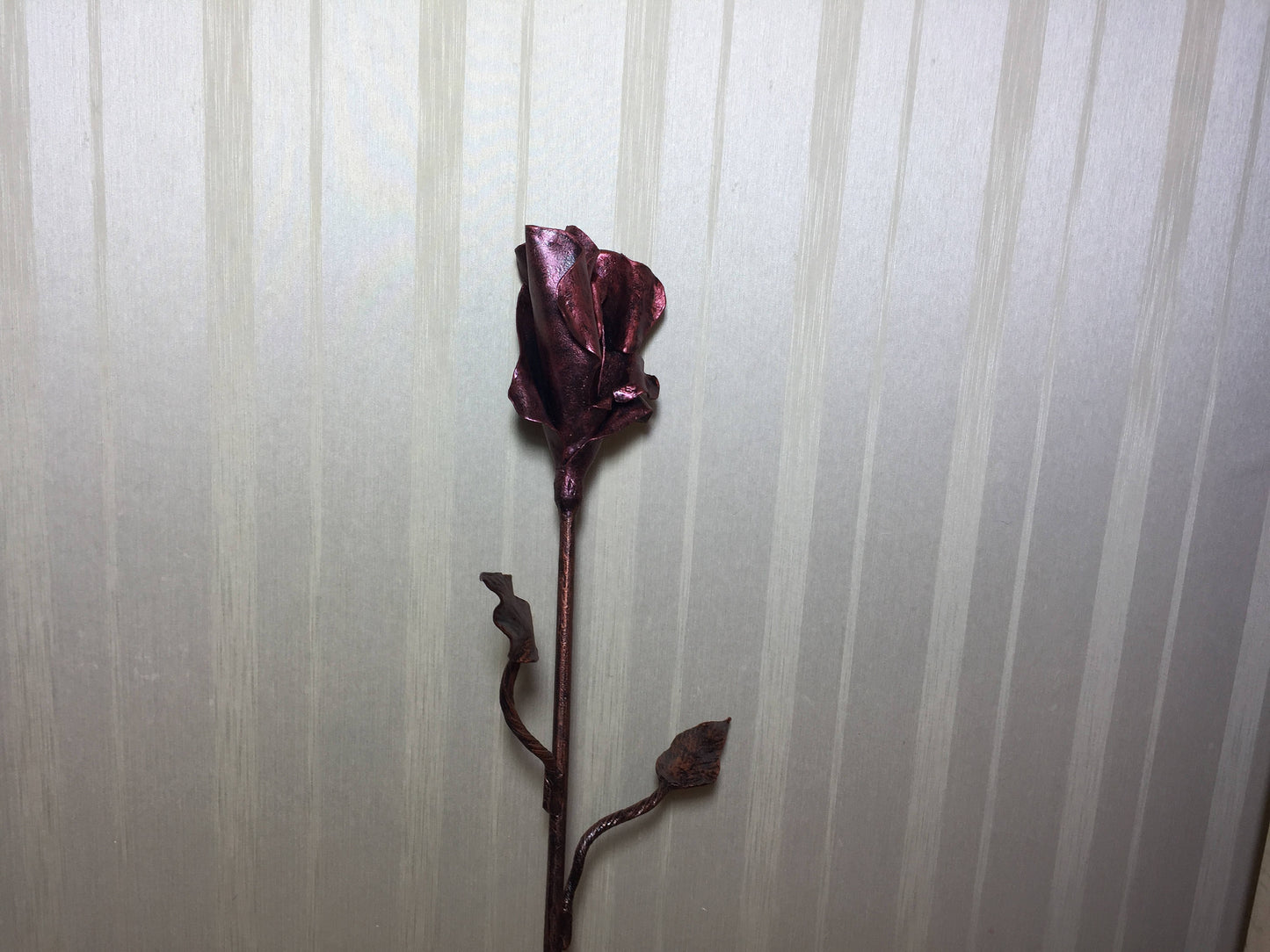 Metal rose, metal gift for her, wedding anniversary, 6th, 11th, Mother's day gift, birthday metal gift, iron rose, steel rose, metal bouquet