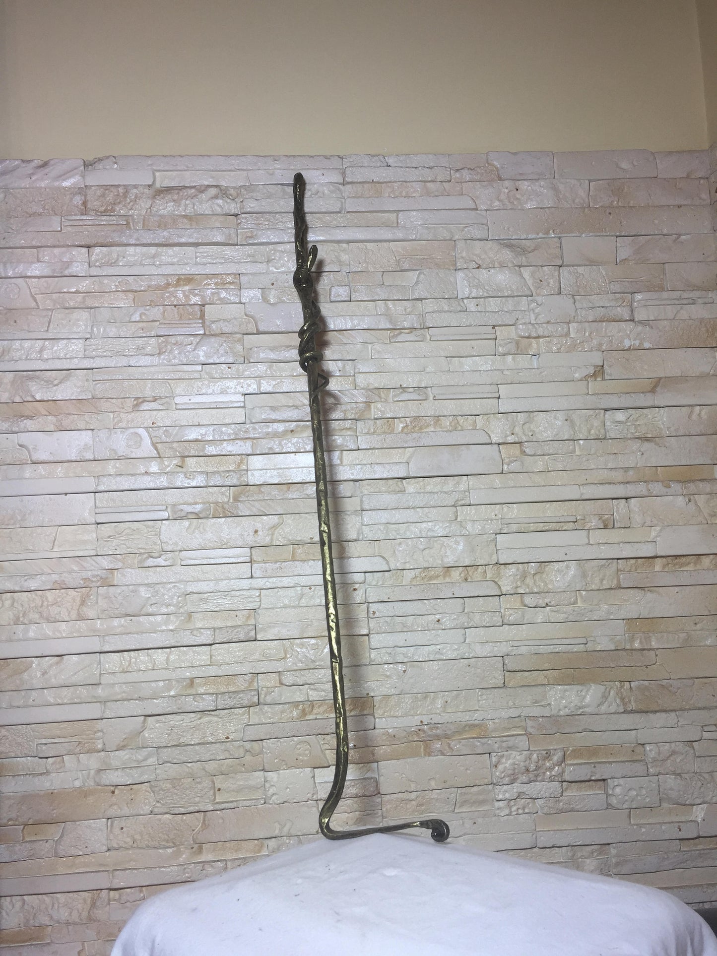 Fire poker, wrought iron fire poker, fireplace, fireside, hand forged fire poker, fire accessories, anniversary gift, birthday metal gift