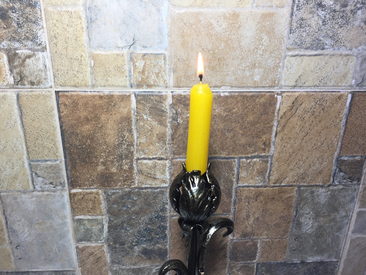 Metal candle holder,11 year anniversary,iron gift for her,steel anniversary gift for her,candlestick holder,wedding anniversary gift for her