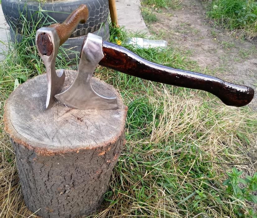 Viking axe, medieval axe, tomahawk, camping, hiking, hunting, men's gifts, iron gift for him, chopping axe, gifts for men, manly iron gifts