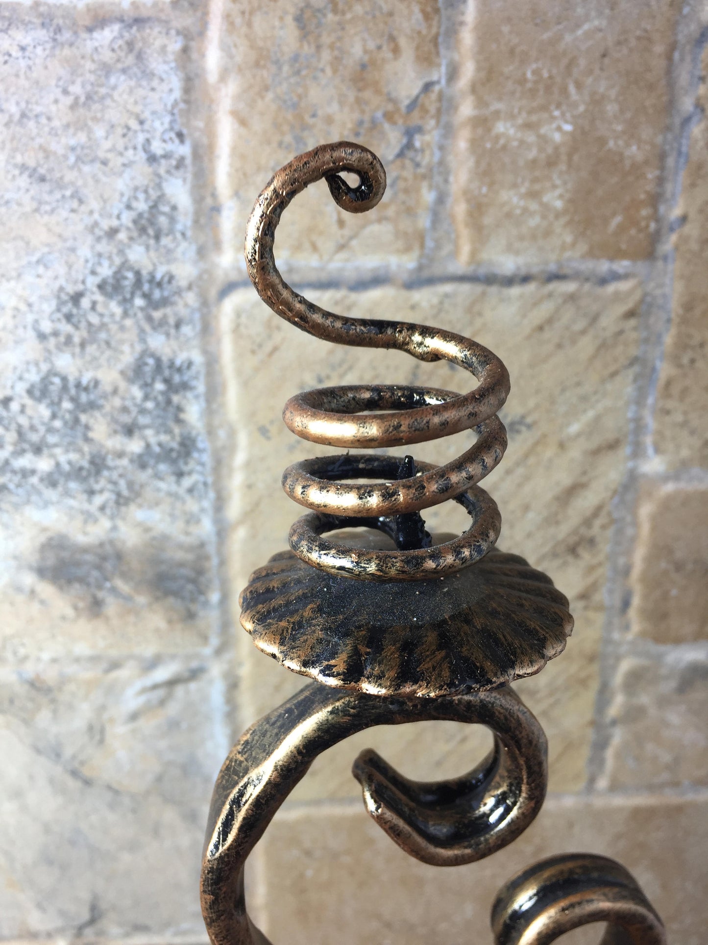 6 year anniversary,iron anniversary gift for her,metal candle holder,iron gift for her,candlestick holder,iron gift,wedding anniversary gift