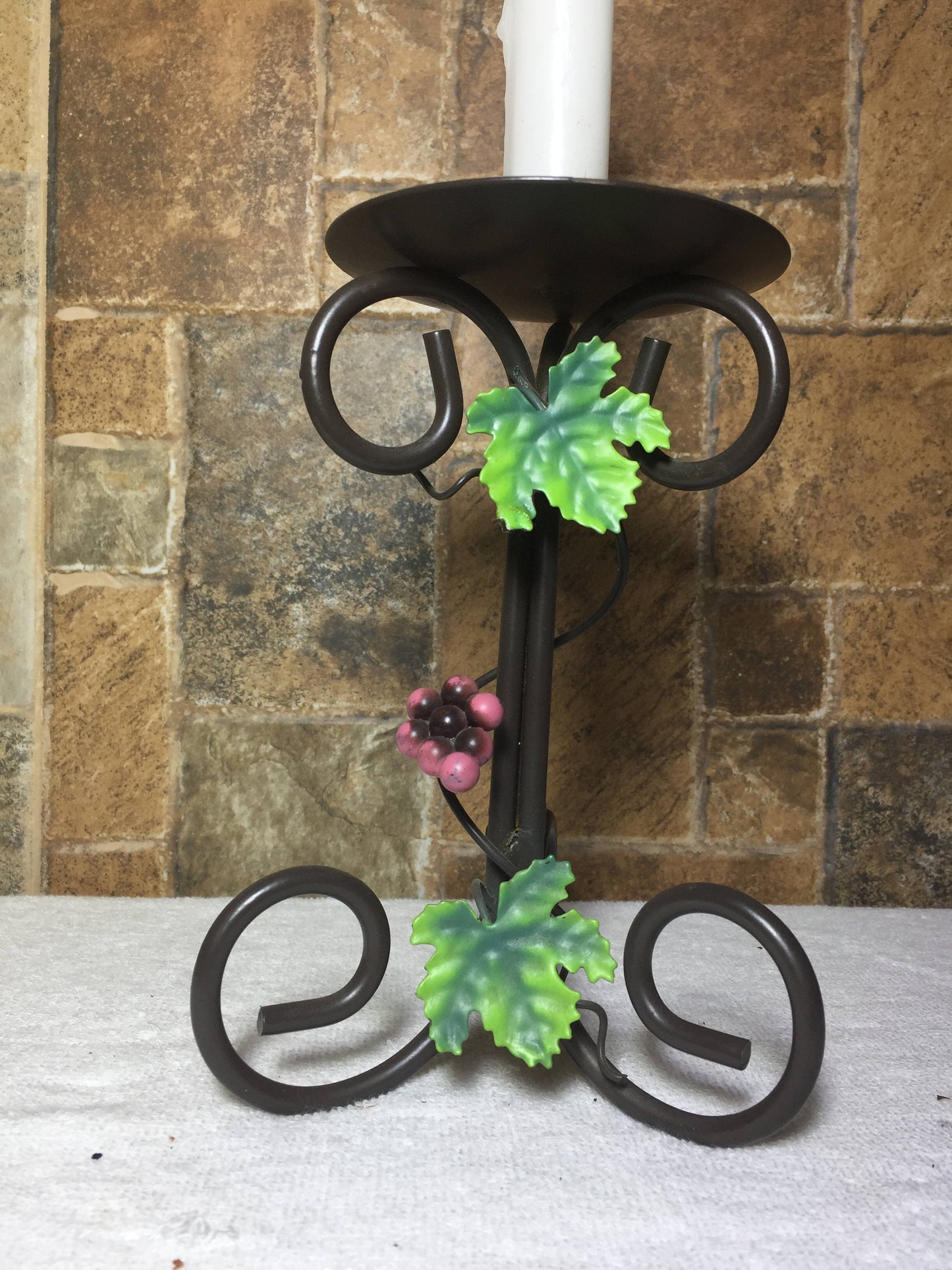 Candle holder, 6th anniversary gift, iron gift for her,steel anniversary gift for her,candlestick holder,wedding anniversary gift for her