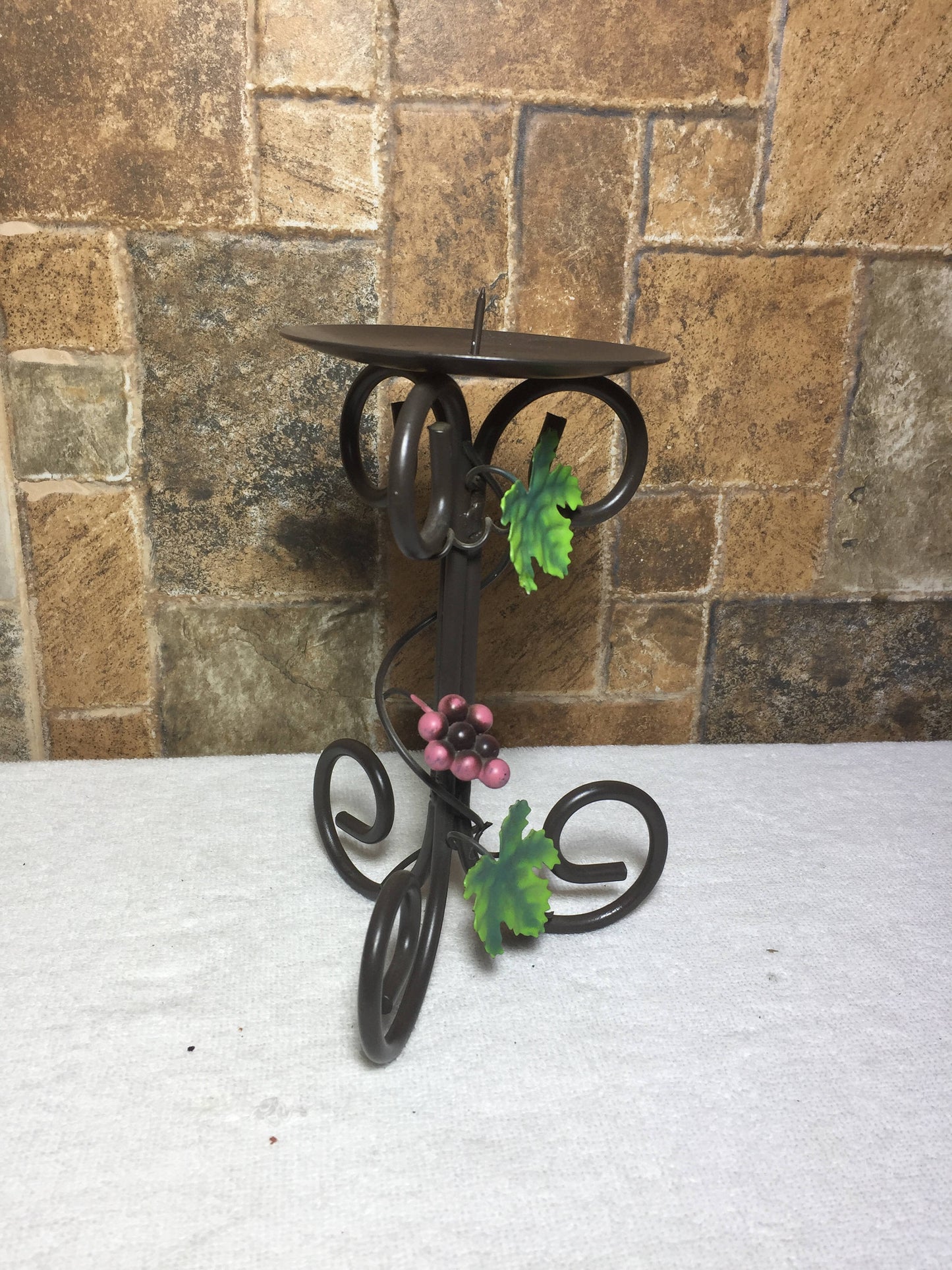 Candle holder, 6th anniversary gift, iron gift for her,steel anniversary gift for her,candlestick holder,wedding anniversary gift for her
