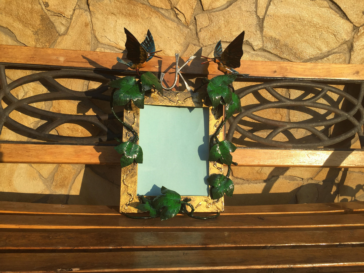 6th anniversary, wedding photo frame, iron anniversary, steel anniversary, wedding anniversary,wrought iron gift,11th anniversary,metal gift