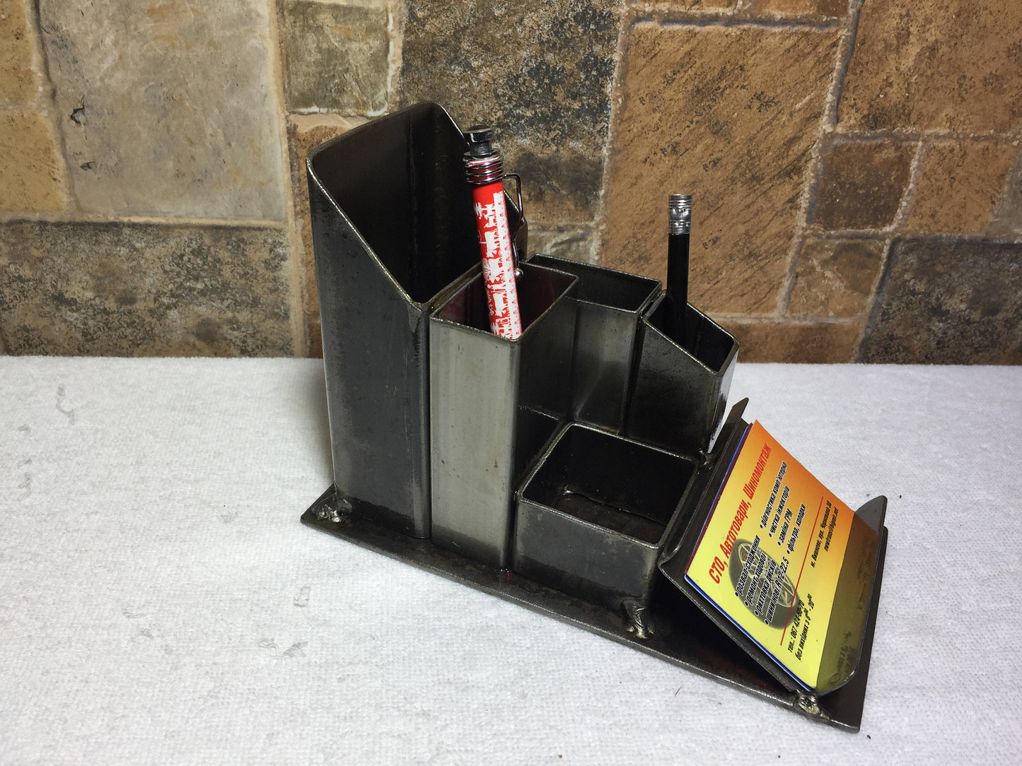 Desk organizer, metal desk organizer, iron desk organizer, iron gifts, pen holder, iron gift,pencil holder,desk accessories,office organizer