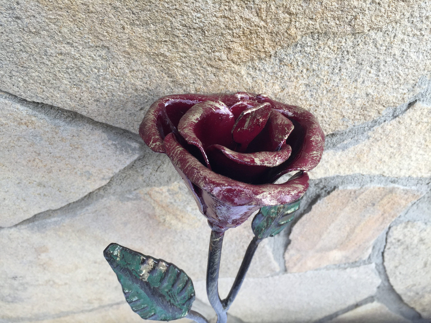 Forged flower, metal bouquet, iron rose, steel rose, metal rose, iron gifts, iron anniversary gift for her, steel anniversary gift, forged