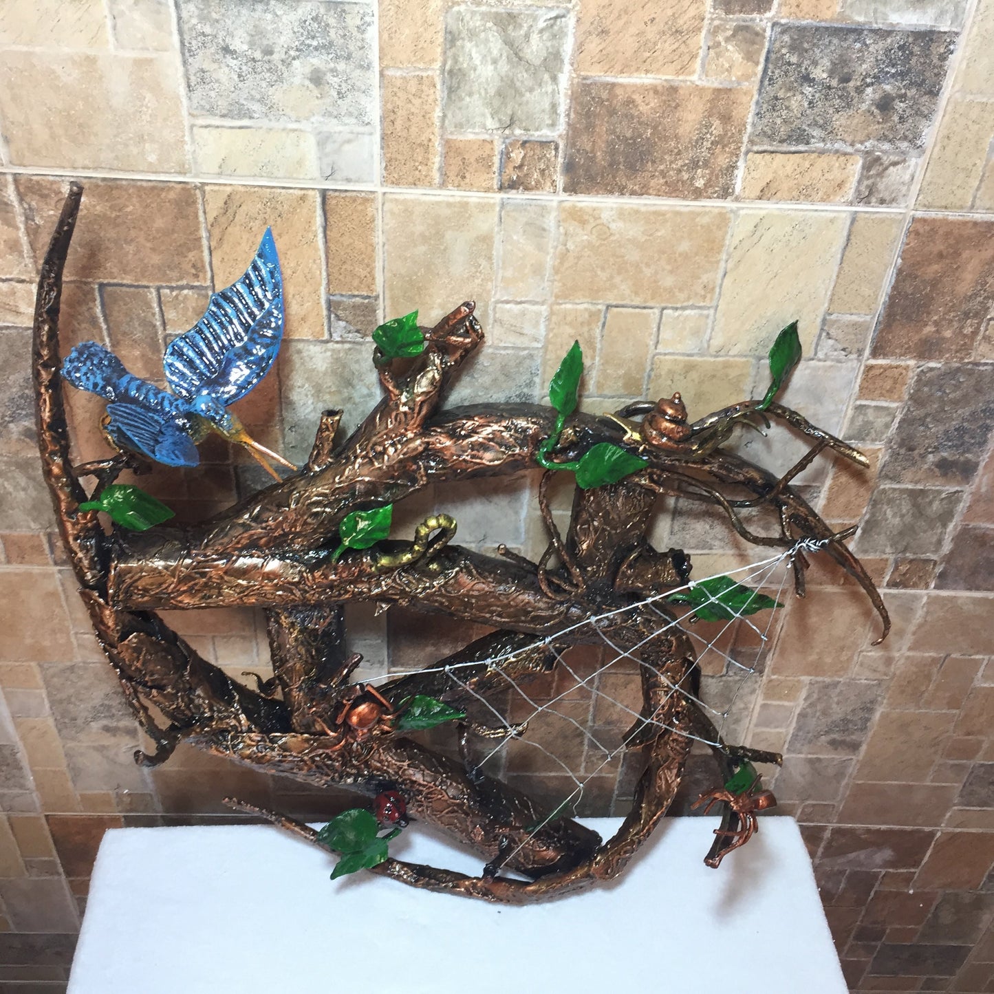 Iron painting, anniversary gift, celtic decor, iron gift, metal sculpture, iron anniversary, birthday gift, animal gift, Christmas gift, axe