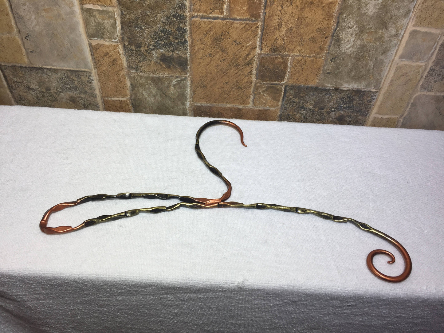 Wedding anniversary gift for her, hand forged hangers, iron gift for her, hanger for clothes, clothes hangers,iron gifts her, dress hanger