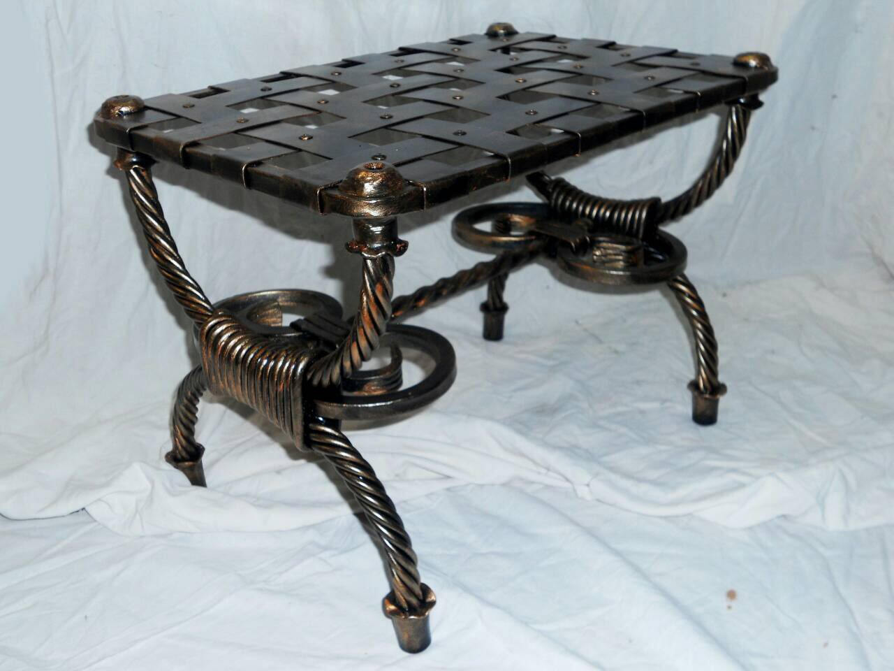 Hand forged chair, wrought iron chair, iron stool, garden chair, steel chair, lounge chair, unique chair, patio furniture, outdoor furniture