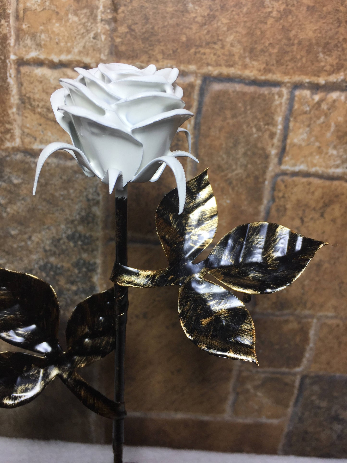 Metal rose, steel rose, wrought iron rose, iron rose, forged rose, hand forged rose, hand made rose, rose sculpture, iron rose gift,her rose