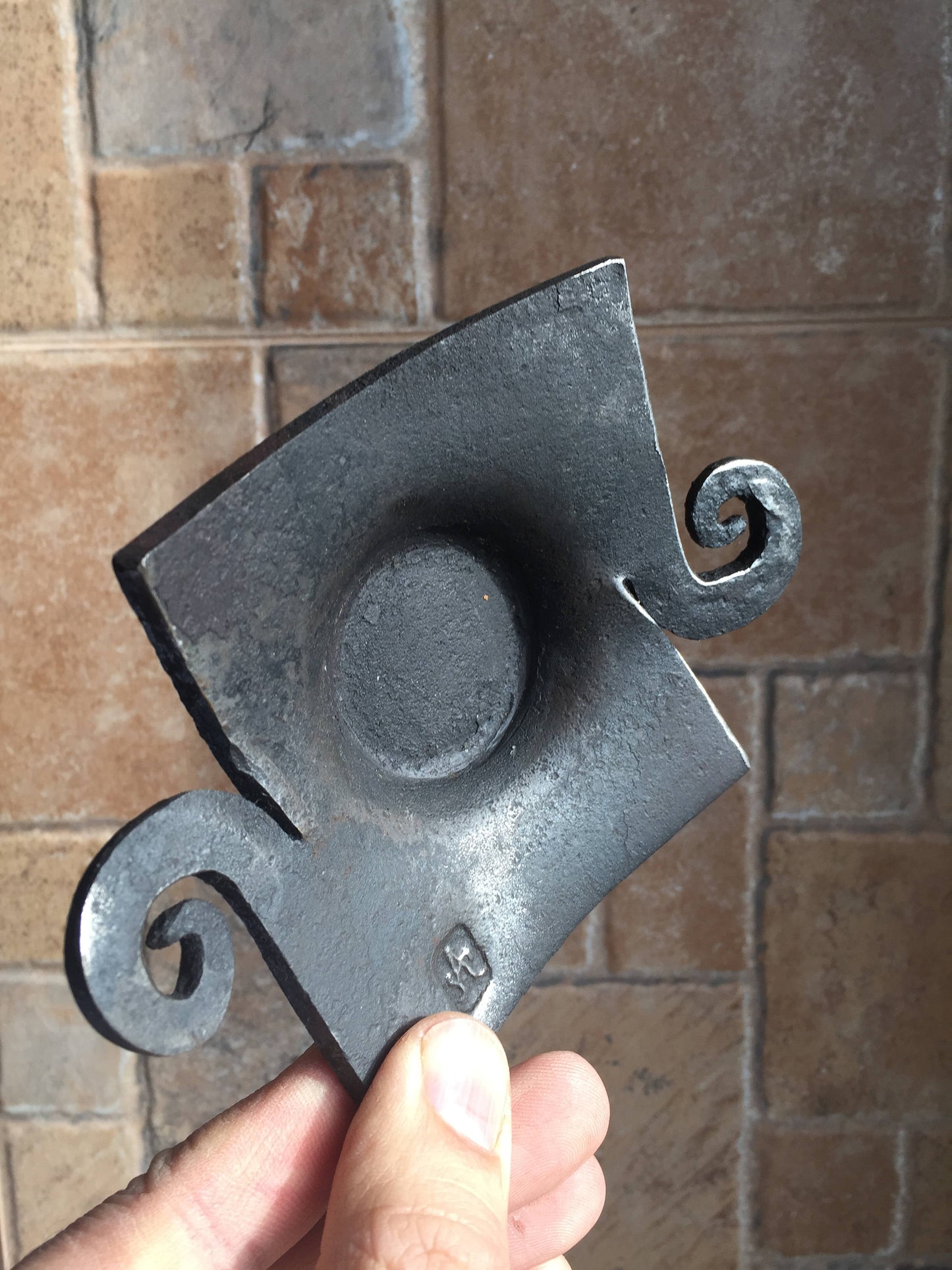 Iron candle holder, 6 year anniversary, iron gift for her, iron anniversary gift for her, wedding anniversary gift, candlestick holder