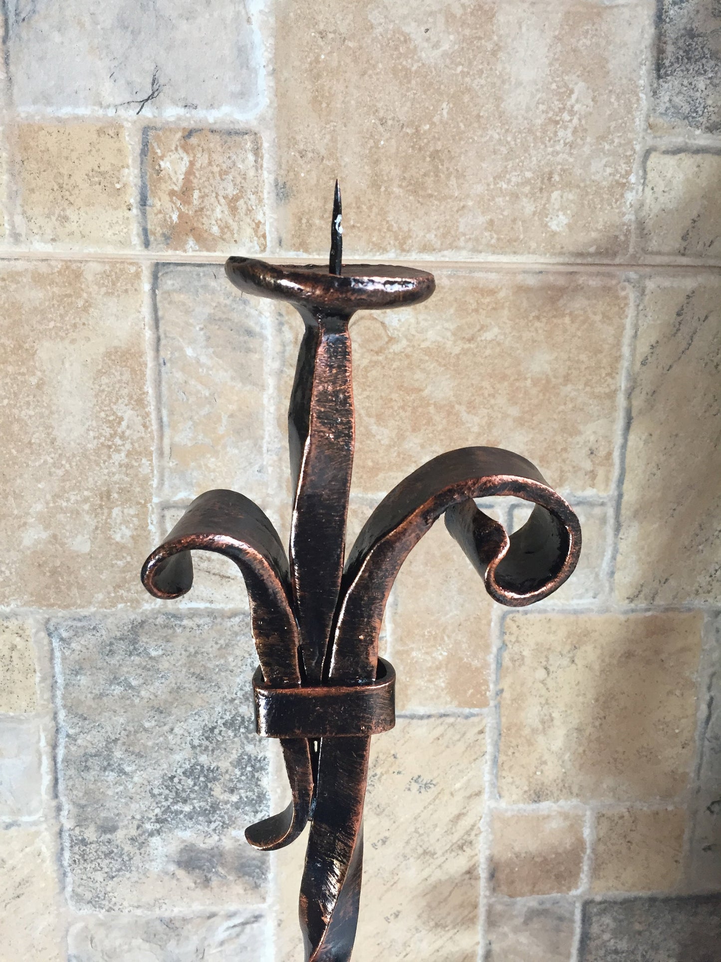 Candle holder,6 year anniversary,iron gift for her,steel anniversary gift for her,candlestick holder,wedding anniversary gift for her